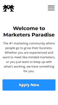Mobile Screenshot of marketersparadise.com